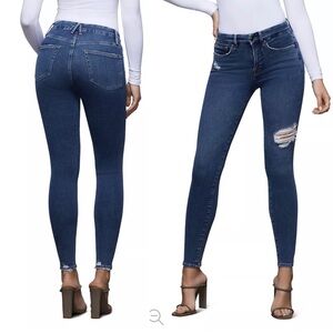 NWT Good American Good Legs High Rise Skinny Jeans Size 0 $171